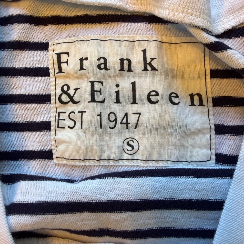 NWT Frank & Eileen Mini Cory Navy French Stripe Heritage Jersey Dress. Size S. - Picture 5 of 6